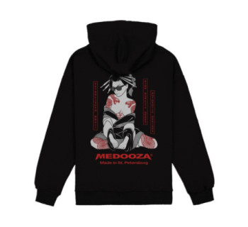 Худи MEDOOZA "Geisha II" (черный)