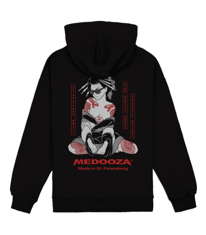Худи MEDOOZA "Geisha II" (черный)
