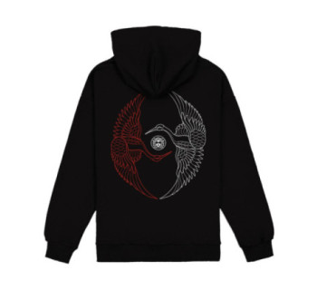 Худи MEDOOZA "Crane Twins" (черный)