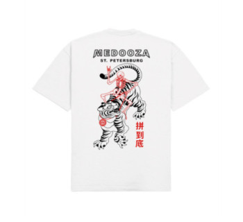 Футболка MEDOOZA "Tiger Rodeo" (белый)