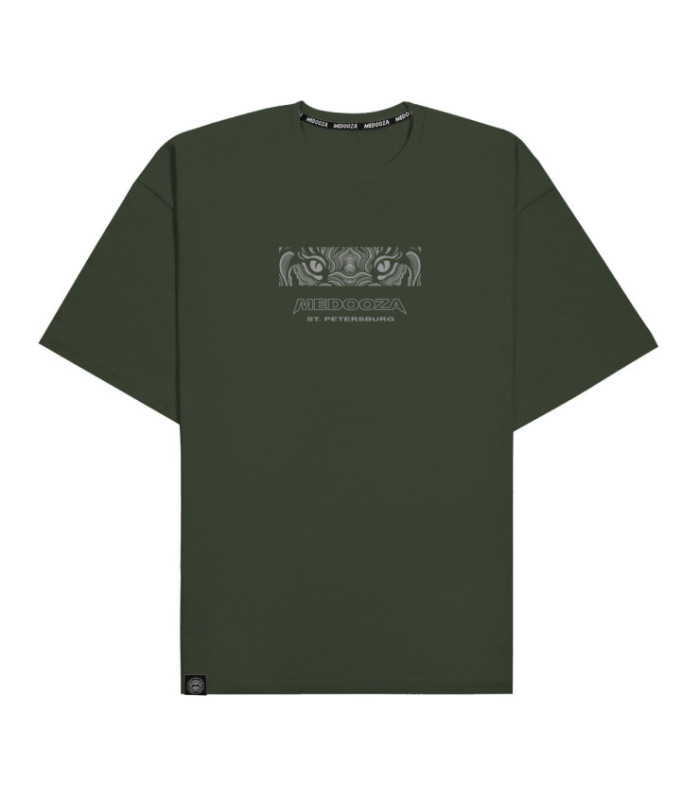 Футболка MEDOOZA "Tiger Head" (хаки)