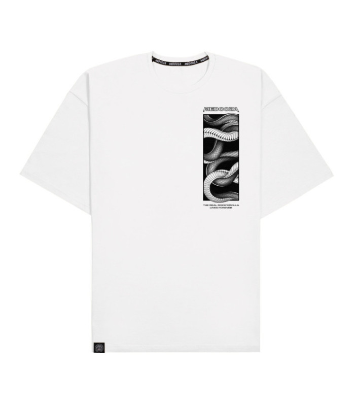 Футболка MEDOOZA "Snake Twins" (белый)