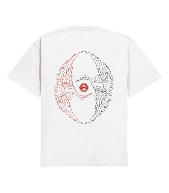 Футболка MEDOOZA "Crane Twins" (белый)