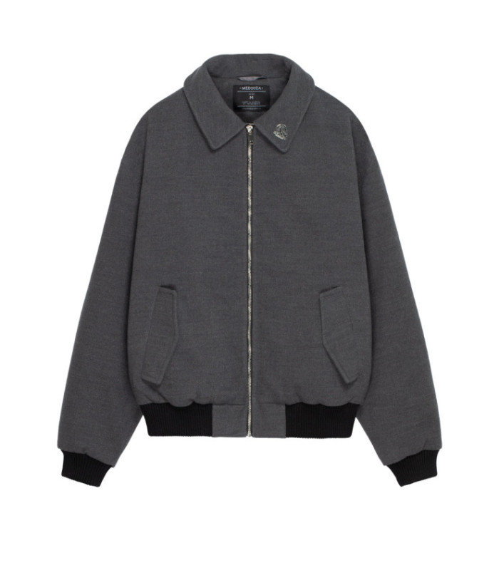 Бомбер-пальто MEDOOZA (темно-серый)