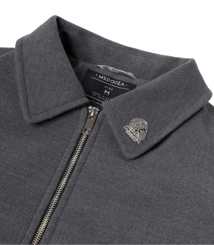 Бомбер-пальто MEDOOZA (темно-серый)