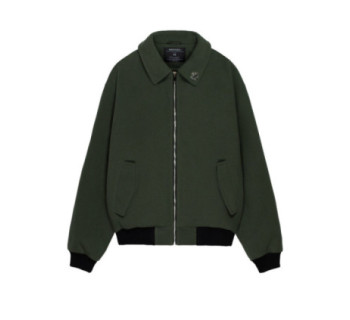 Бомбер-пальто MEDOOZA (темно-зеленый)