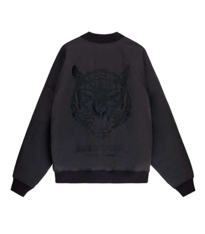 Бомбер MEDOOZA "Tiger Head" (черный)