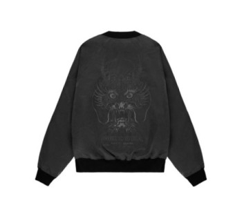 Бомбер MEDOOZA "Dragon Head" (графит ss25)