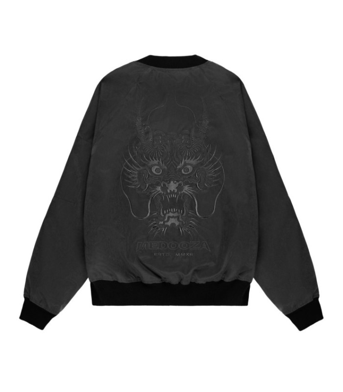 Бомбер MEDOOZA "Dragon Head" (графит ss25)