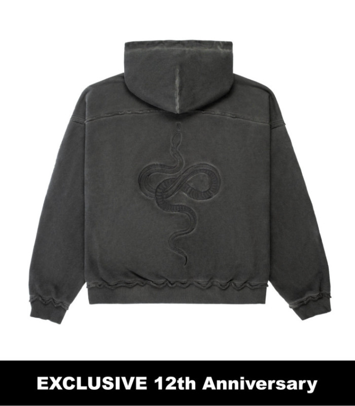 Худи grunge MEDOOZA Garment Dyed 'Snake MAX'