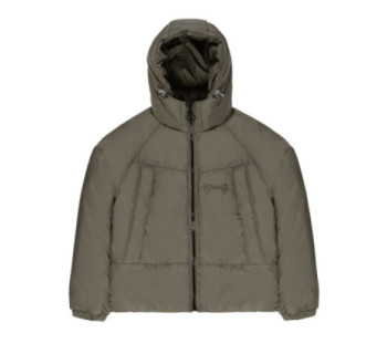 Зимний бомбер MEDOOZA "Metal logo embr" (хаки)