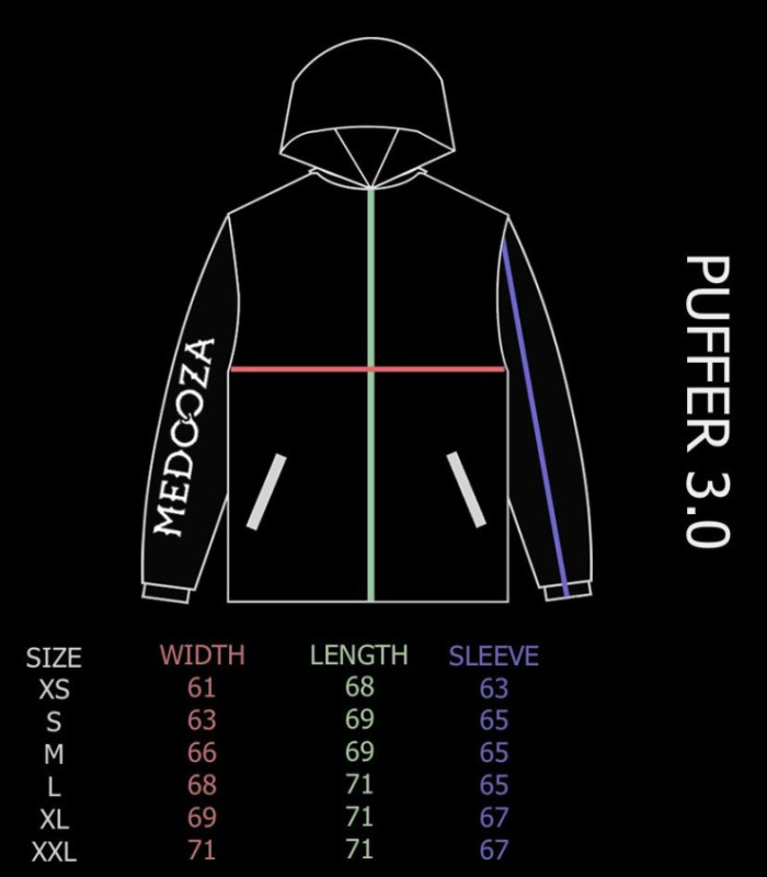 Куртка MEDOOZA "Puffer" (черный)