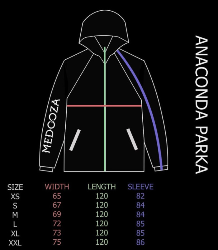 Парка MEDOOZA 'Anaconda' (темно-синий)