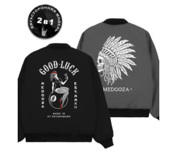 Бомбер MEDOOZA 2-сторон. "Luck/Chief"