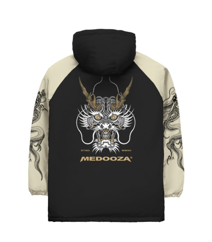 Куртка Storm W MEDOOZA "Super Dragon" (черно-молочный)