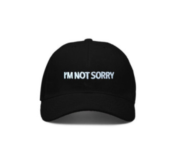 Кепка MEDOOZA "Not Sorry" (черный)