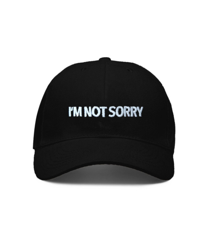 Кепка MEDOOZA "Not Sorry" (черный)