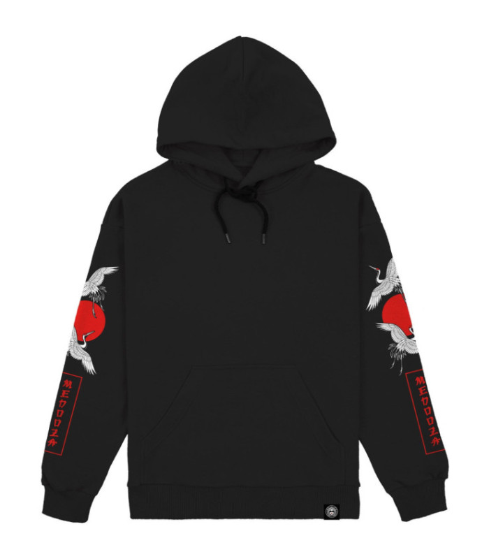 Худи MEDOOZA "Журавль II" (черный)