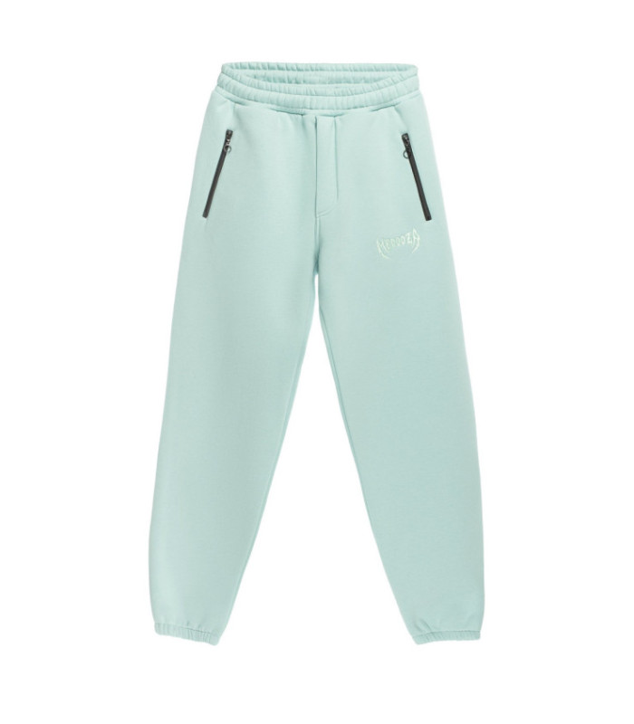 Штаны MEDOOZA "Metal Logo embr" (мятный начес)