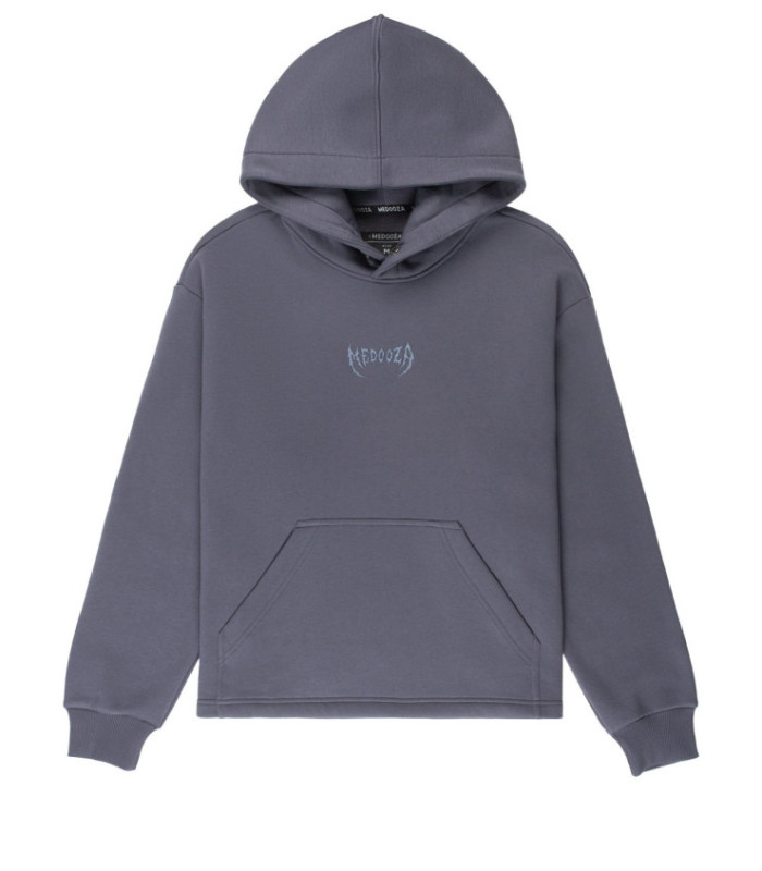 Худи MEDOOZA "Metal Logo embr" (графит начес)