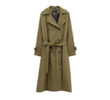Тренч MEDOOZA "Snake" (W) (оливковый)