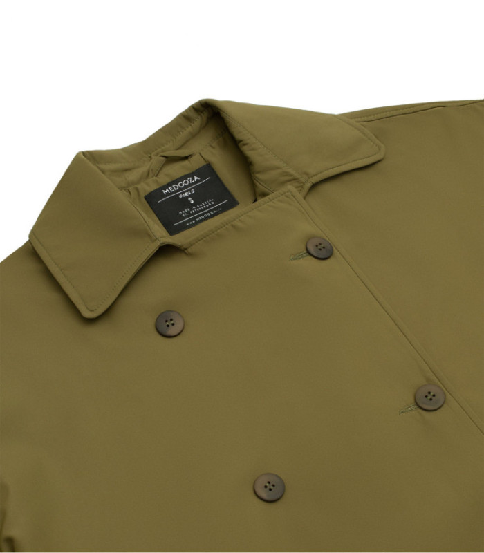 Тренч MEDOOZA "Snake" (W) (оливковый)