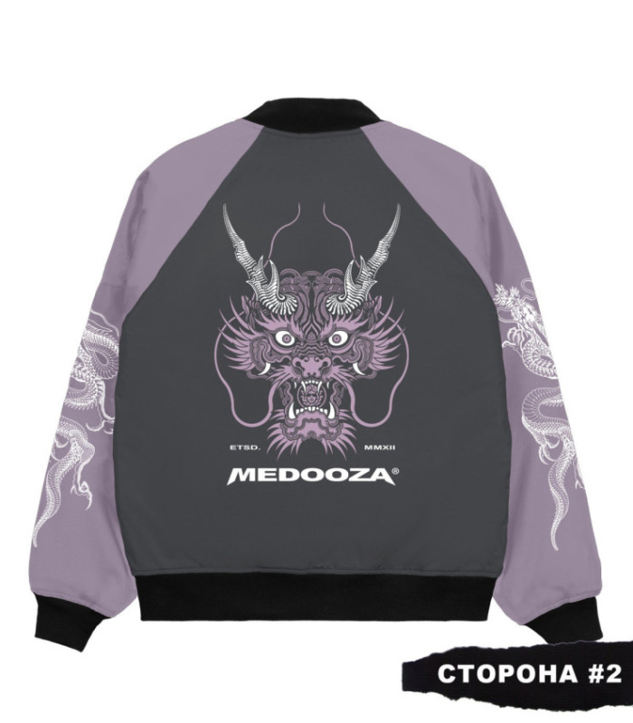 Бомбер MEDOOZA 2-сторон. "Dragon Twins // Super Dragon"
